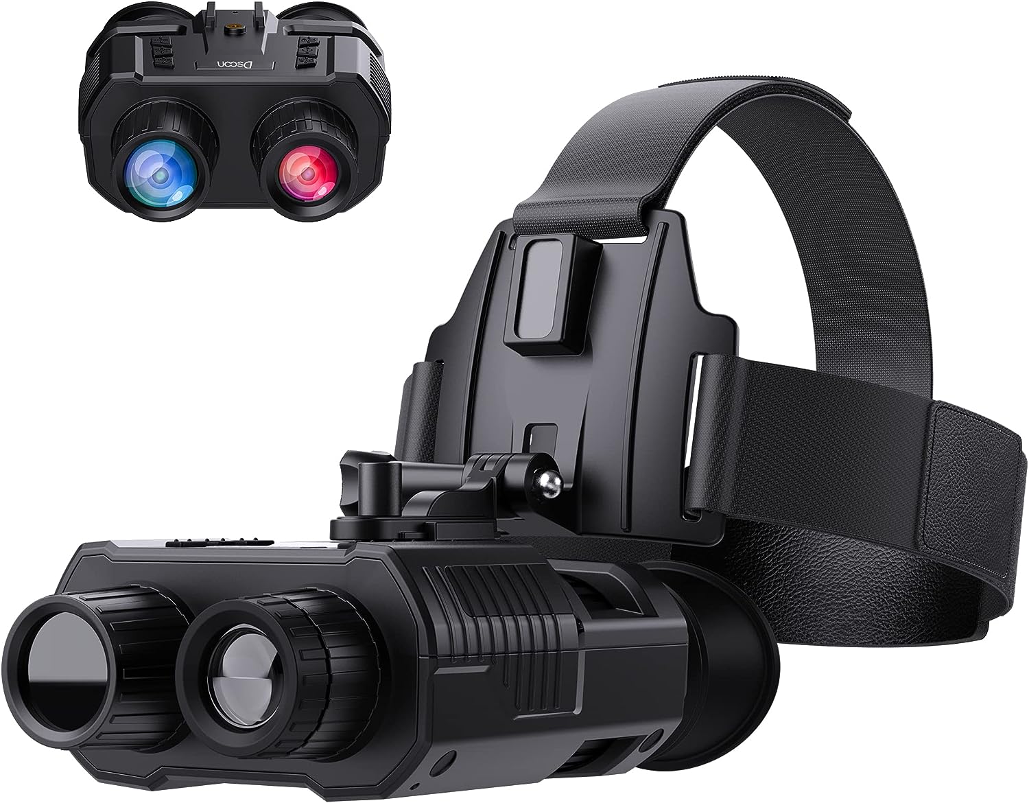 Dsoon Night Vision Goggles, Night Vision Binoculars, Digital Infrared Goggles with Screen for Viewing 984ft/300m in 100% Darkness,FHD 4K Video for Hunting  Surveillance