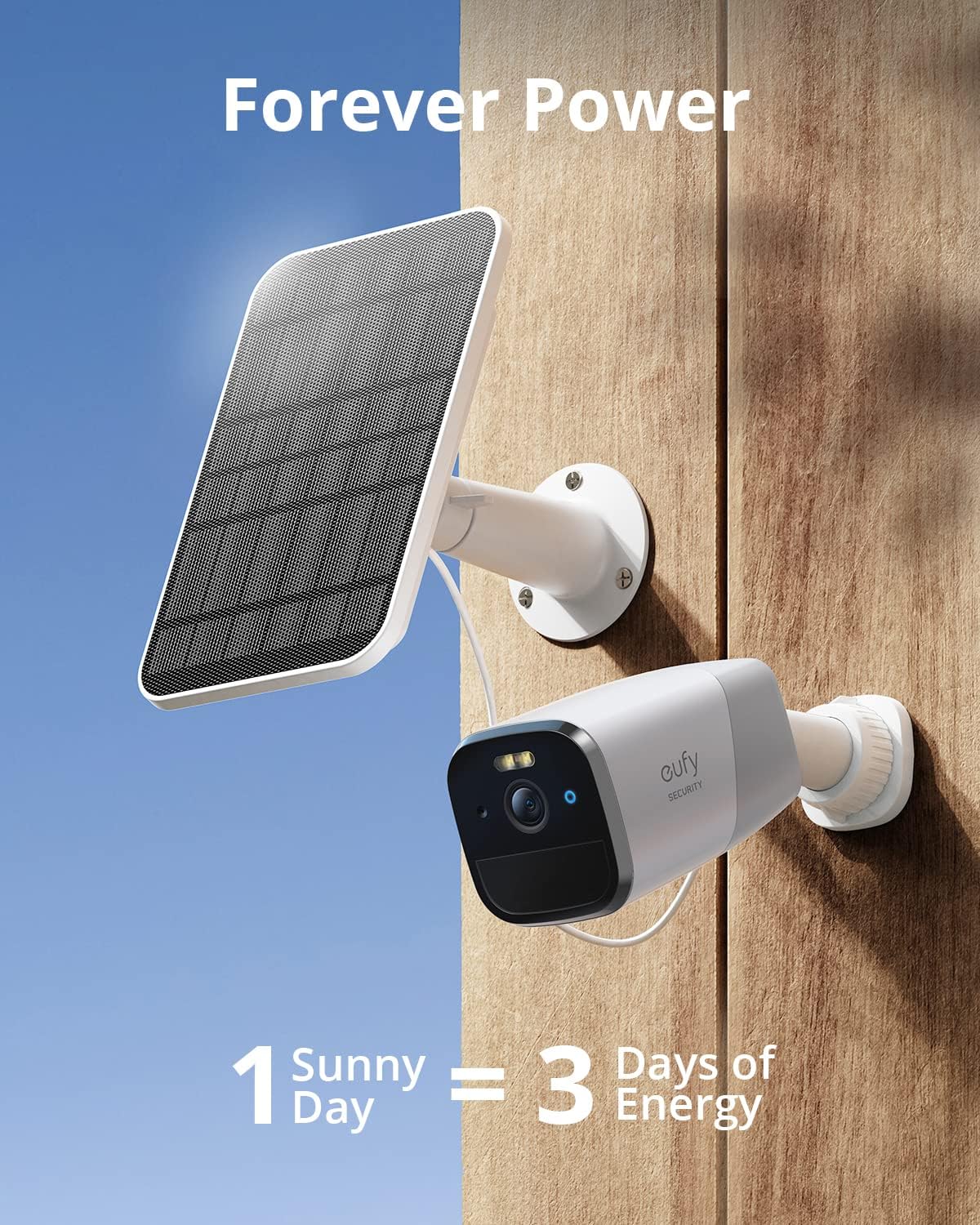 eufy Security 4G LTE Cellular Security Camera Wireless Outdoor, Solar Powered, 2K HD, Starlight Night Vision, Human Detection, GPS. Includes SIM Card and Built-in Local Storage. 2 Pack Bundle.