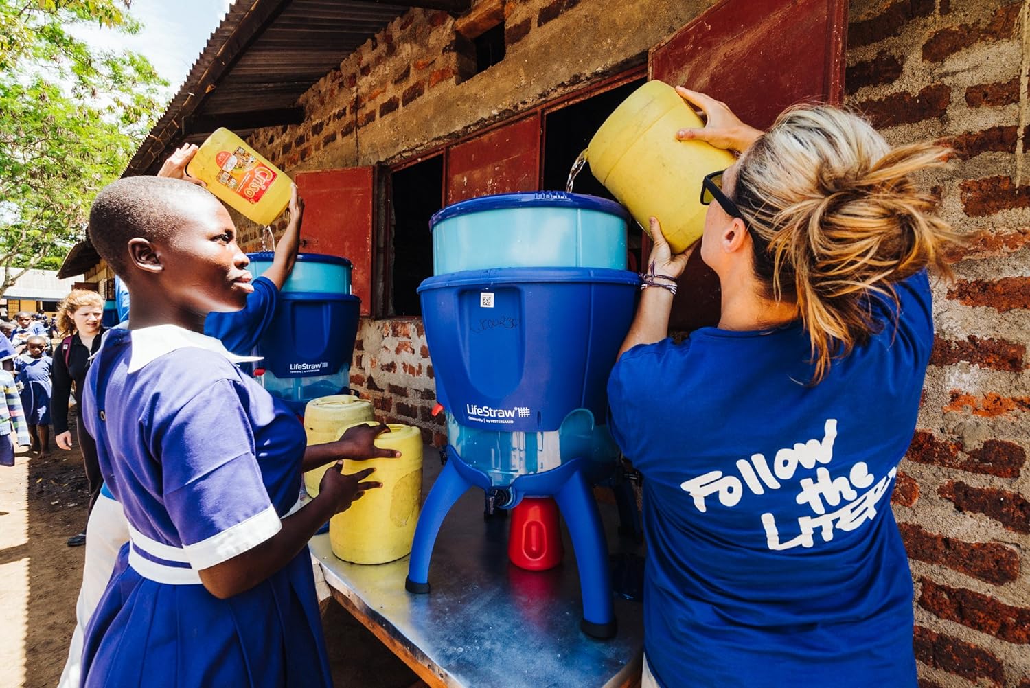 LifeStraw Community High-Volume Water Purifier, Autofill