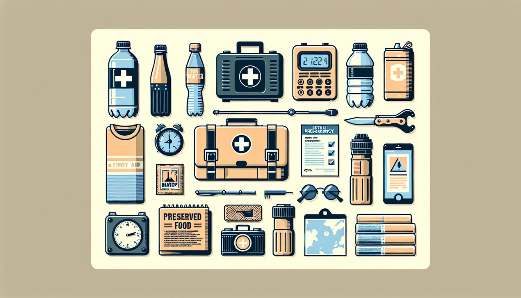 What Are 10 Items In A Emergency Kit And Their Uses?