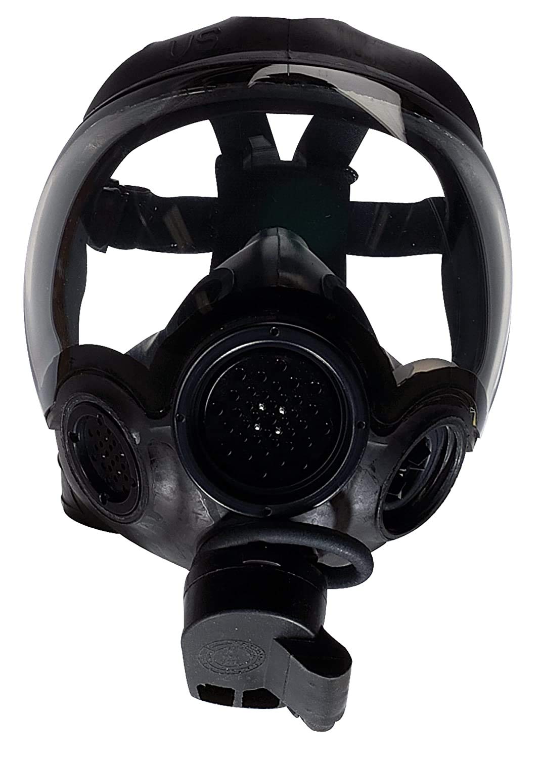 MSA 10051287 Millennium Riot Control Gas Mask - Size: Medium, Color: Clear, Reusable Respirator With Replaceable Components, Durable Respiratory Protection, For Use With Riot Control Cannisters