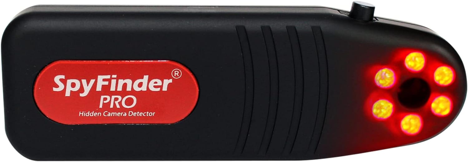 SPYFINDER PRO Portable Hidden Camera Detector and Anti-Spy Scanner - Detects Covert Video Devices and Tracking Cameras