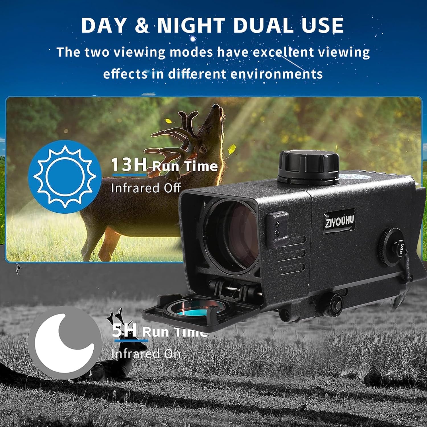 ZIYOUHU Night Vision Monocular Review