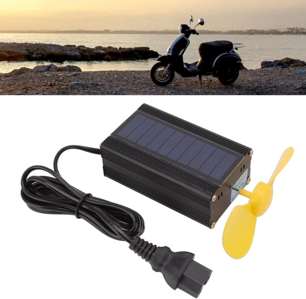 Pssopp 2 in 1 Solar Power Generator Wind Power Generator Phone Charging Function Electric Scooter Solar Power Battery