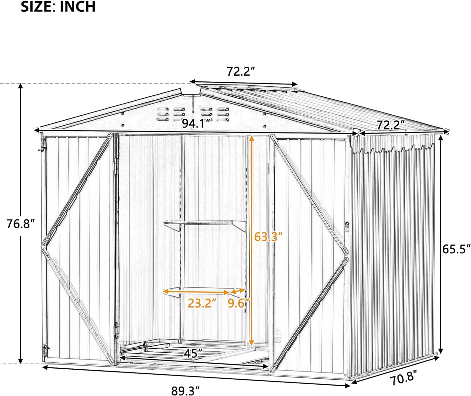 Goohome Metal Shed Review - survivalnova.com